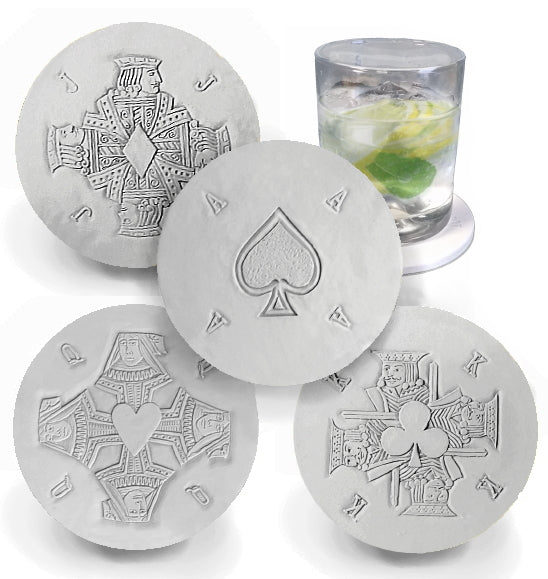 Drink Coaster 4-Pack - Playing Cards