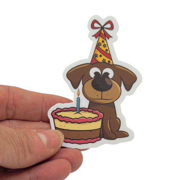 Sticker - Birthday Dog