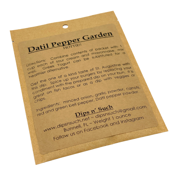 Datil Pepper Garden Dip