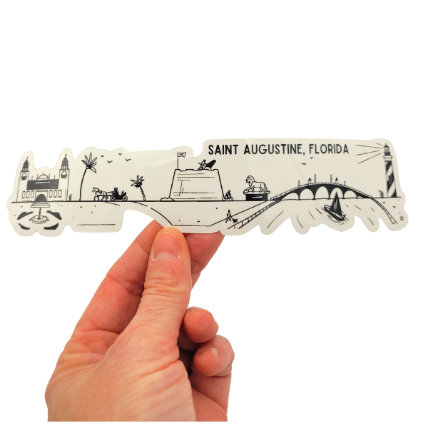 Sticker - St. Augustine Landmarks