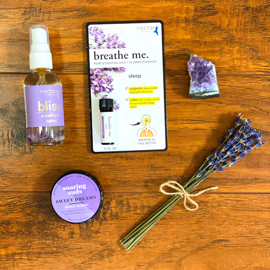Spa Box - Amethyst and Lavender Bliss