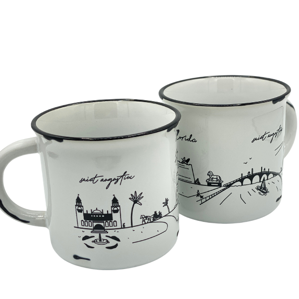 Drinkware - Pair of St. Augustine Coffee Mugs