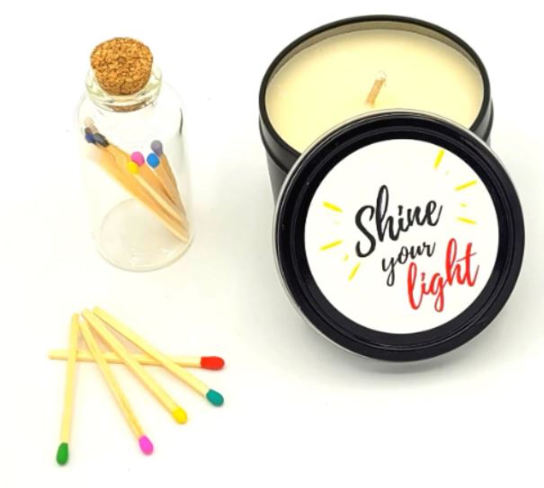 Candle & Matches - Shine Your Light