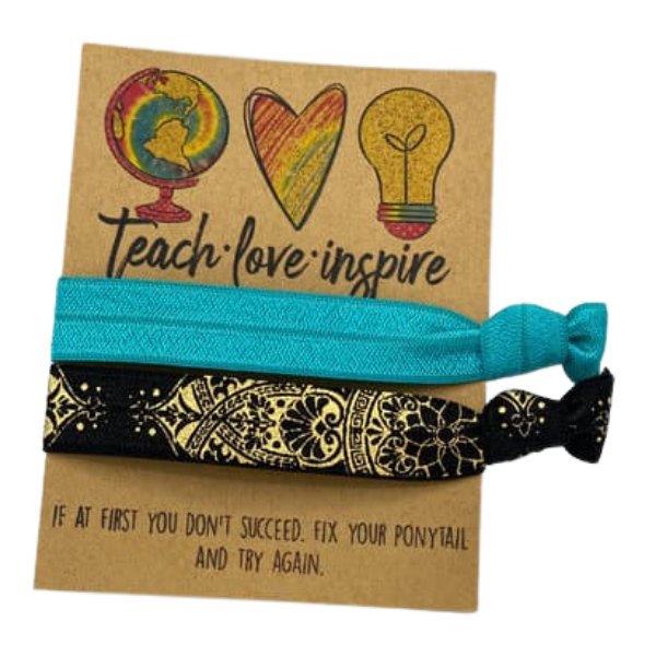 Spa Hair Ties - Teach, Love, Inspire